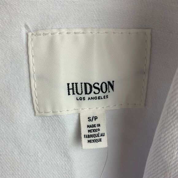 NWT Hudson Los Angeles White Denim Jacket Size S - Picture 8 of 9